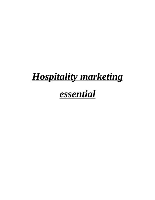 Roles and Responsibilities of Marketing Function in Hospitality Sector_1