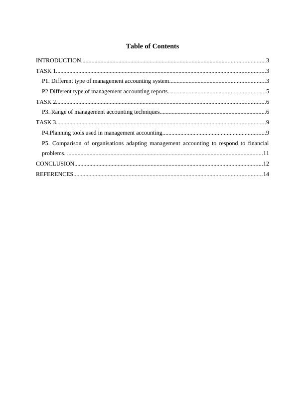 Management Accounting Assignment - KEF LTD_2