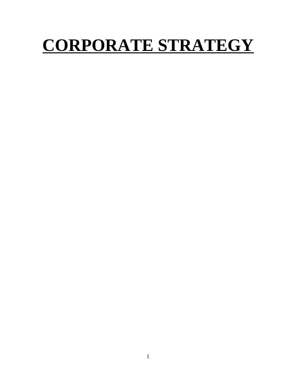 Managing Changes and Issues in Corporate Strategy: A Case Study of British Airways_1