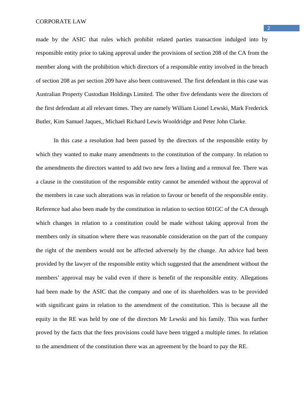 Corporate Law Assignment Sample_3