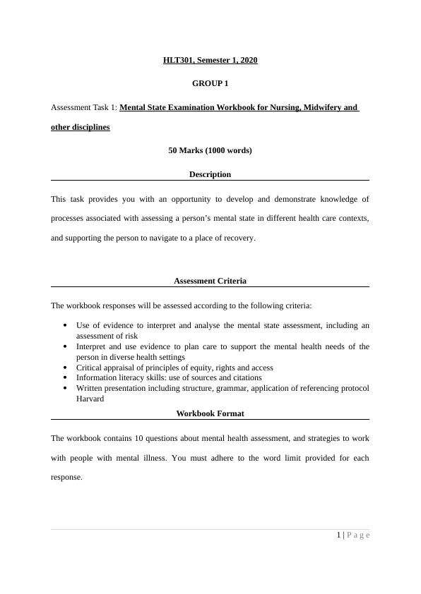 Mental State Examination Workbook for Nursing and Midwifery_1