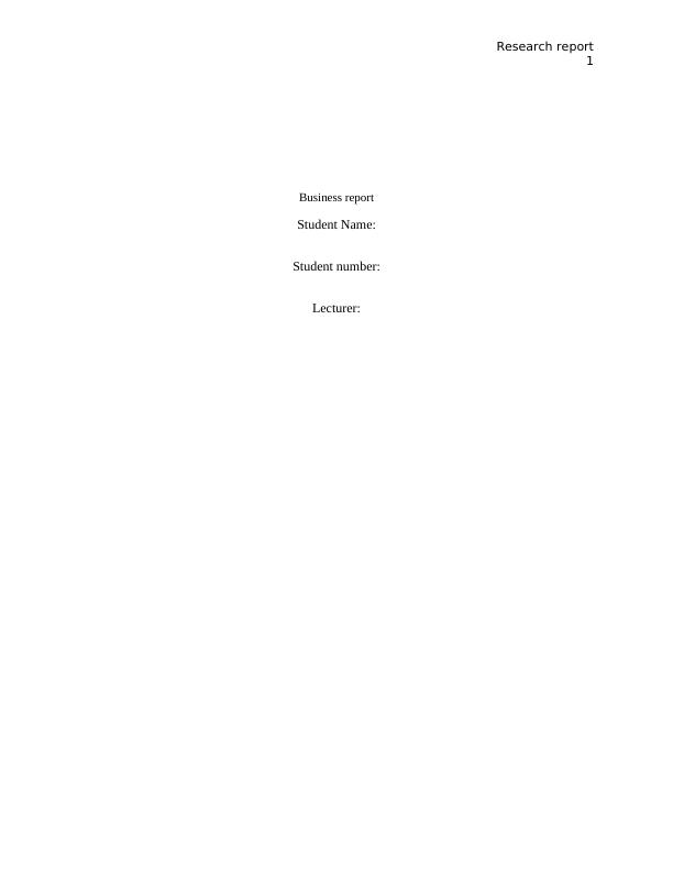 Business Report Assignment - Doc_1