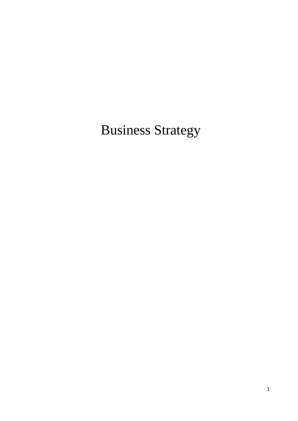 Strategic Business Planning in H&M : Report_1