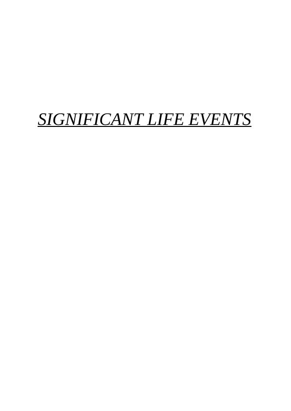 Impact of Significant Life Events on Individuals Doc_1