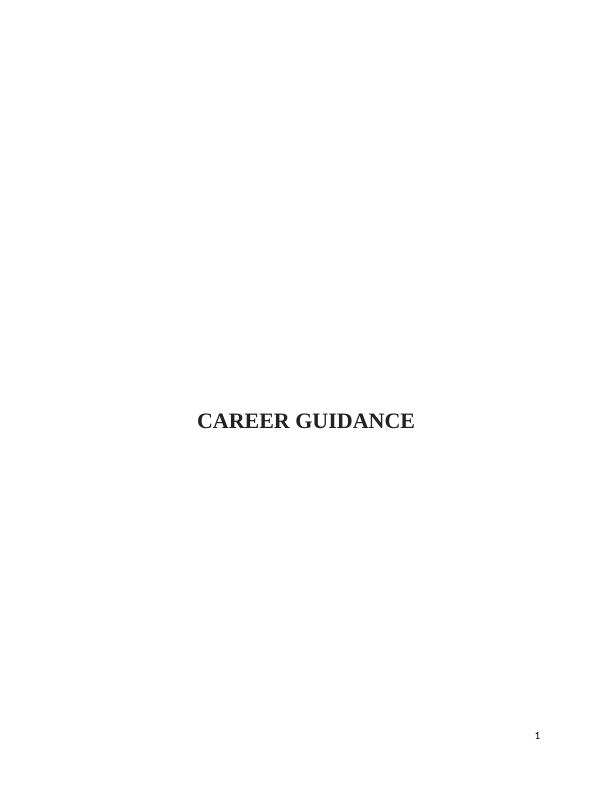 EDUC7009 Career Development Theories_1