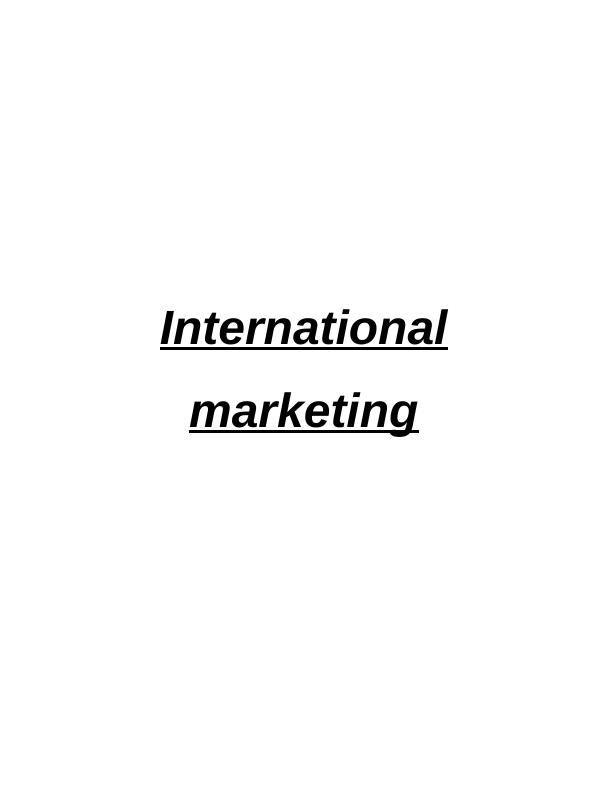 International Marketing Strategy - PDF_1