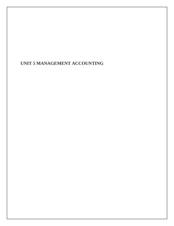 Management Accounting and Key Criteria_1