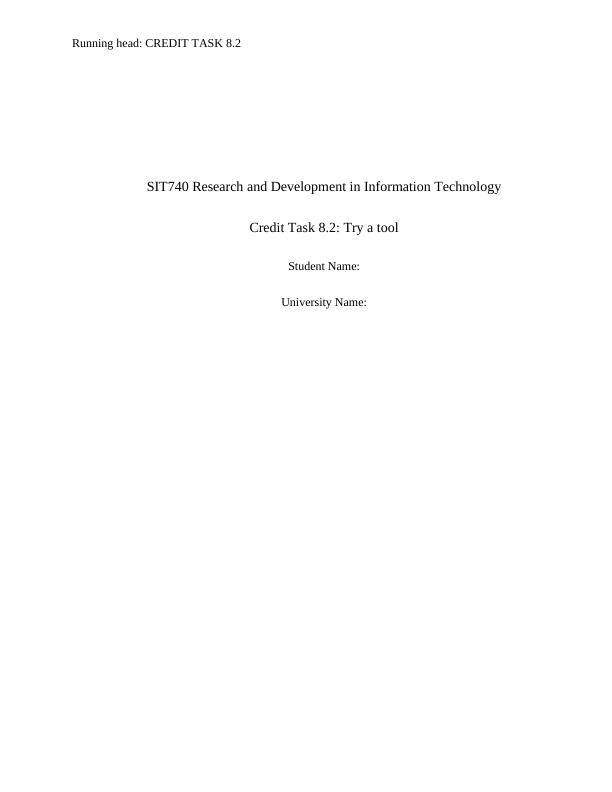SIT740 : Research and Development in Information Technology_1