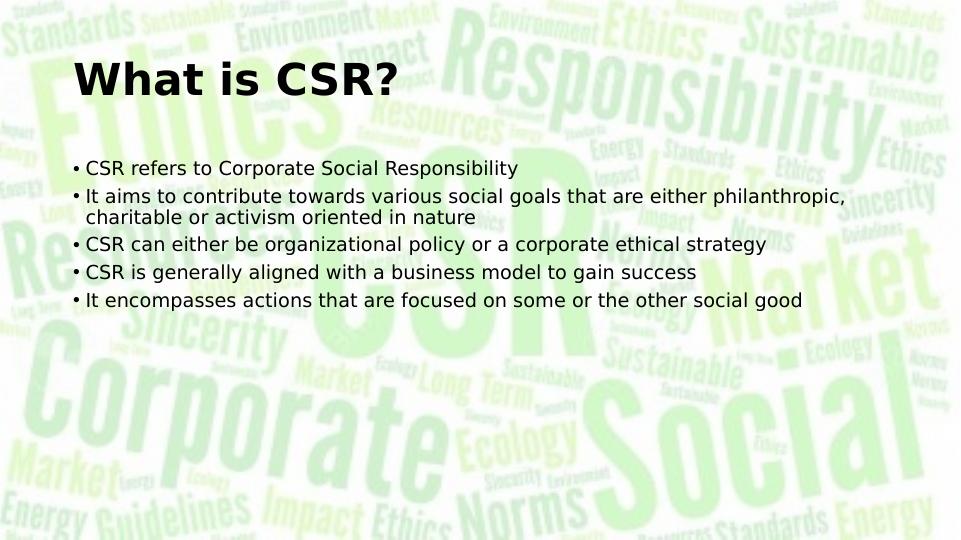 Corporate Social Responsibility Power Point Presentation 2022_2