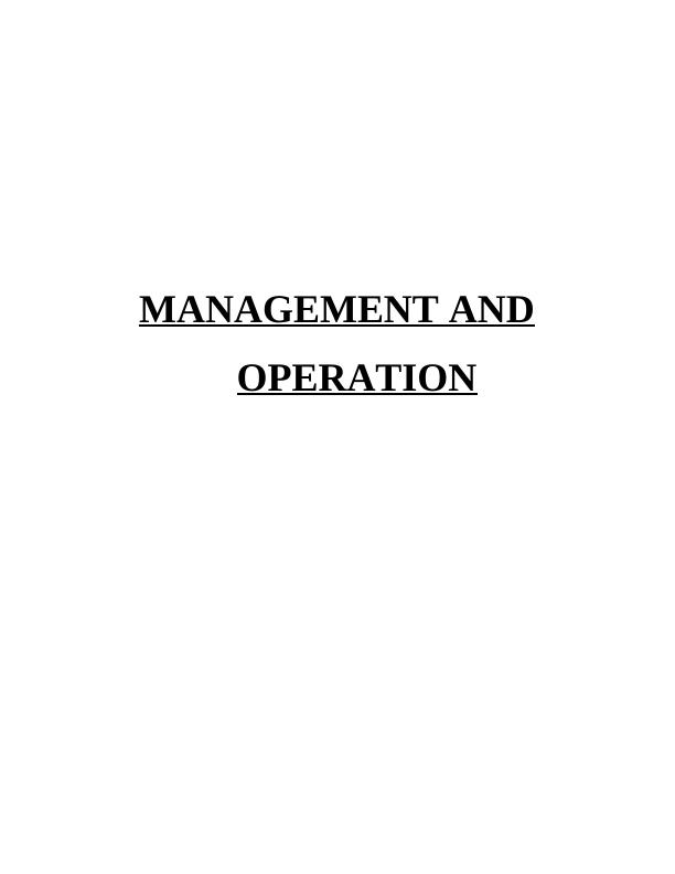 Management and Operations Assignment | Newham Council_1