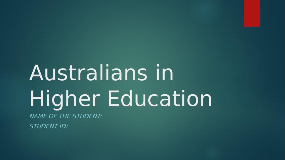 Australians in Higher Education._1