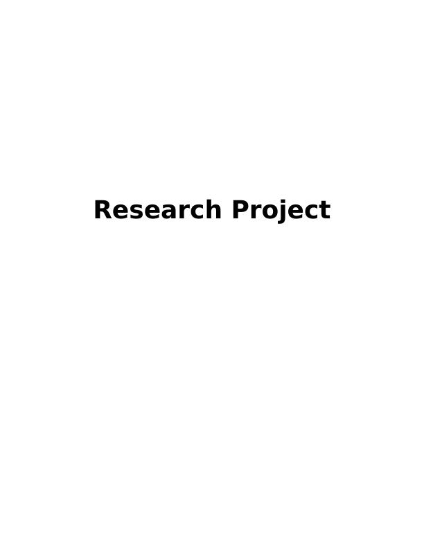 Factors That Contribute To The Process Of Research Project_1