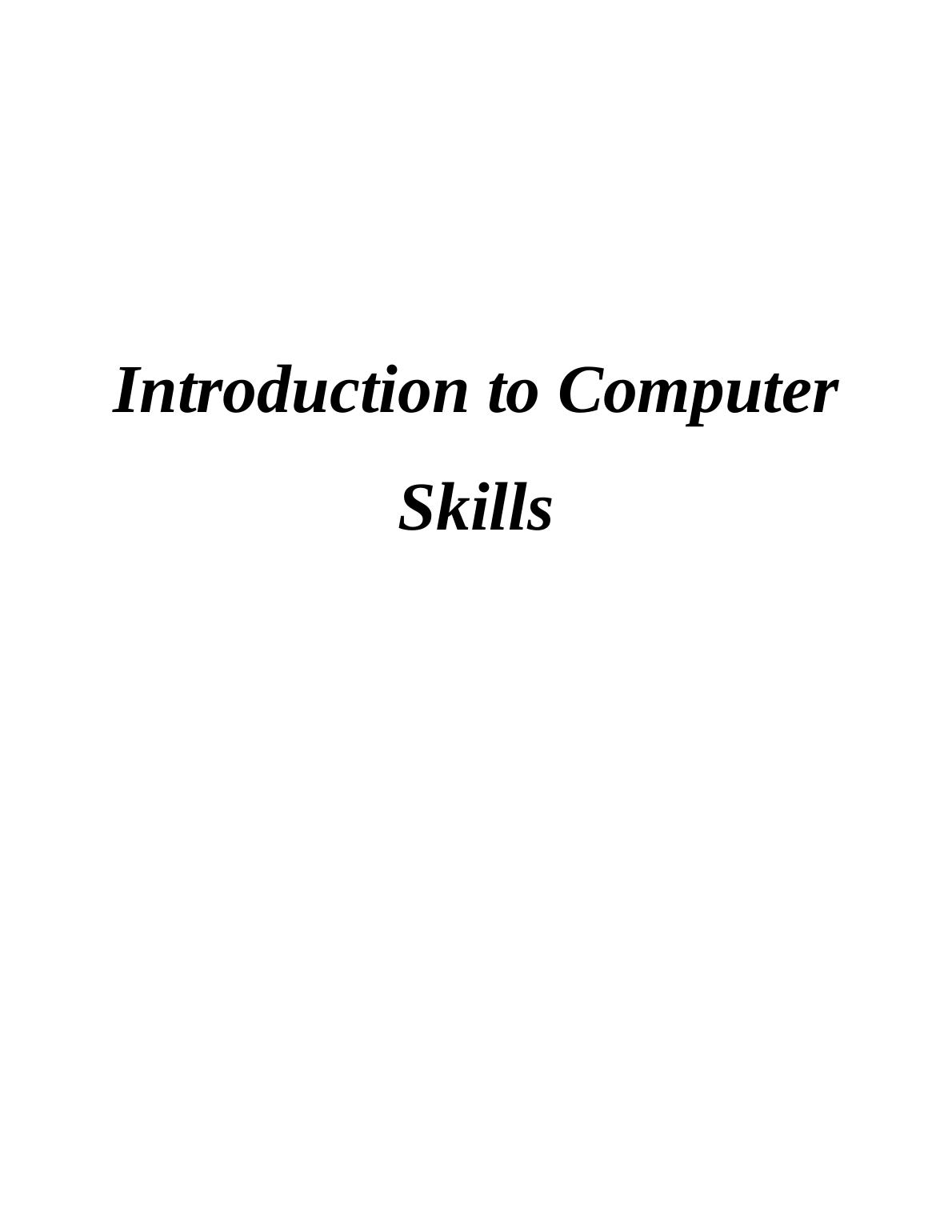 Introduction to computer science : Assignment_1