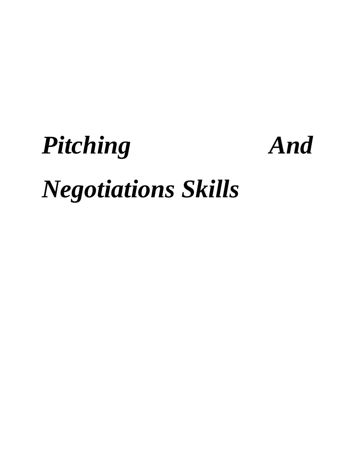 Pitching And Negotiations Skills Process_1