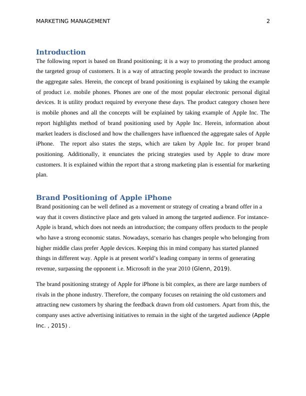 Brand Positioning of Apple iPhone - Marketing Management_3