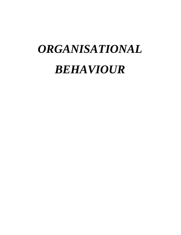(Docs) Effects of Culture, Power and Politics on the Organisation_1