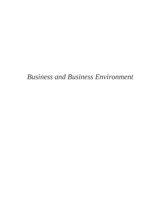 Business & Business Environment: Tesco_1