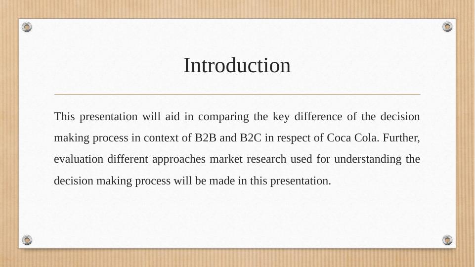Comparison of B2B and B2C Decision-Making Process in Coca-Cola_3