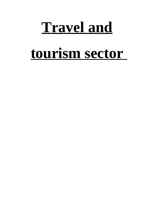Influence of Political and Economic Changes on the Travel and Tourism Sector_1