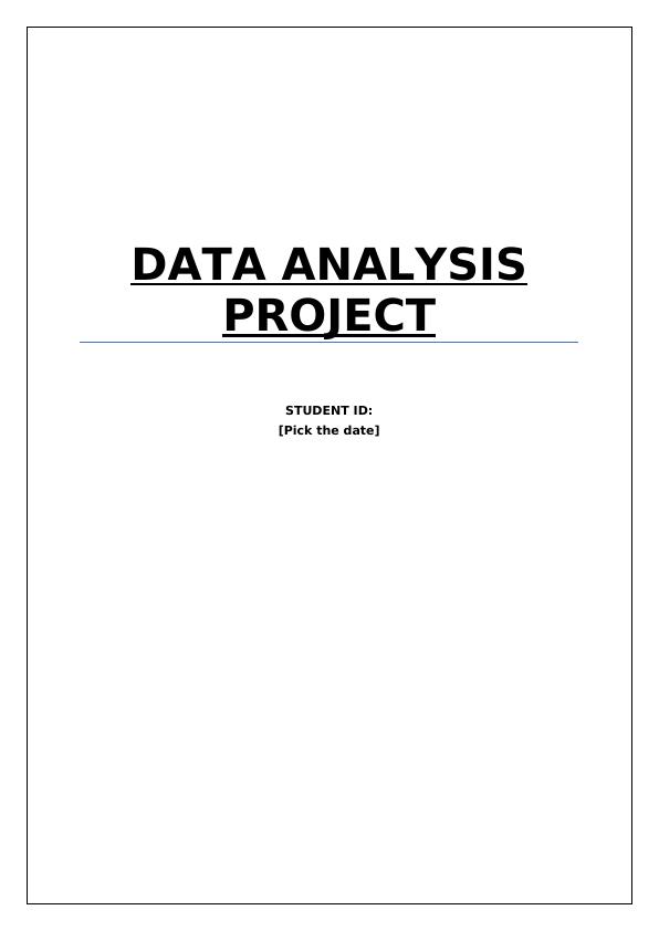 Data Analysis Project_1