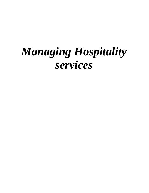 Managing Hospitality Accommodation Services_1