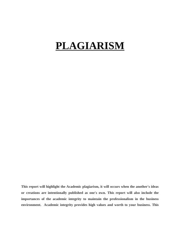 Assignment on  Plagiarism PDF_1