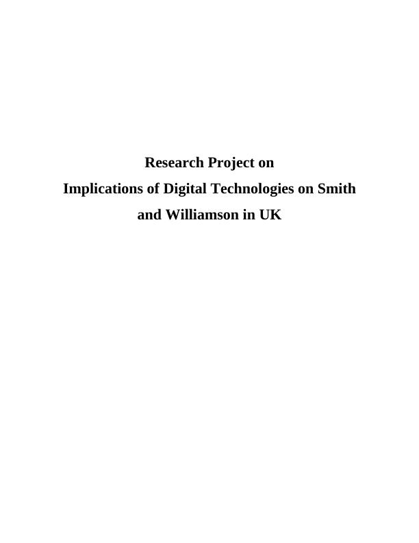 The Implication of Digital Technologies in the business activities of SME in UK_1