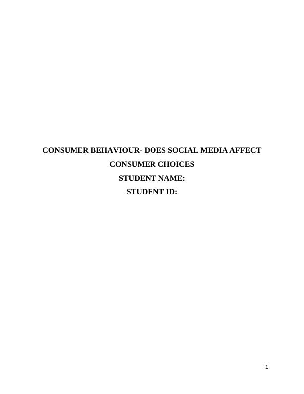 Does Social Media Affect Consumer Choices?_1