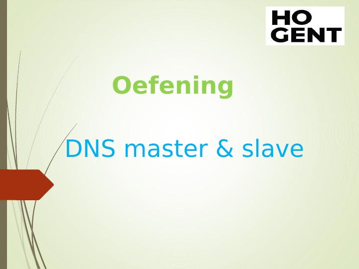 Master and slave DNS-servers - Assignment_1