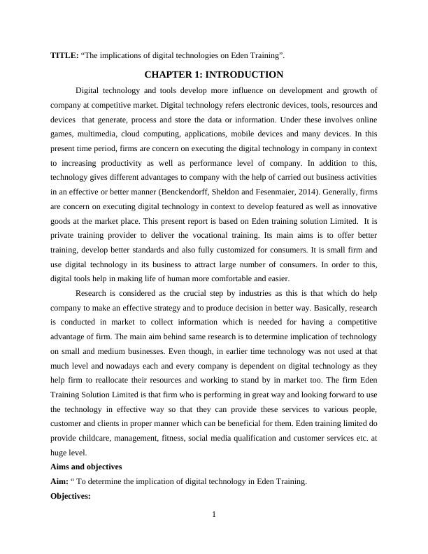The Implications of Digital Technologies on Eden Training Essay_3