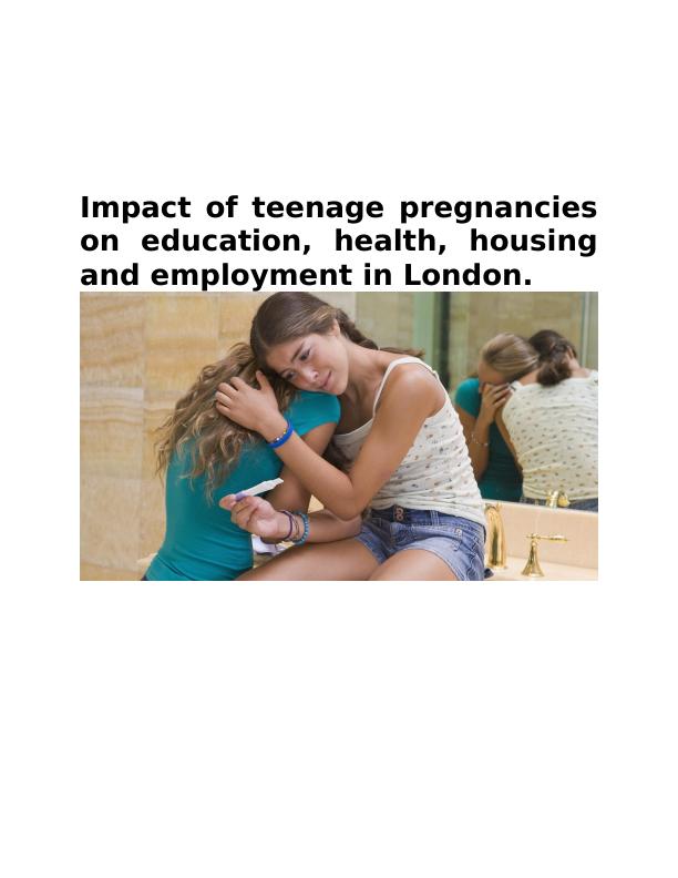 Impact of teenage pregnancies on education: A critical appraisal_2