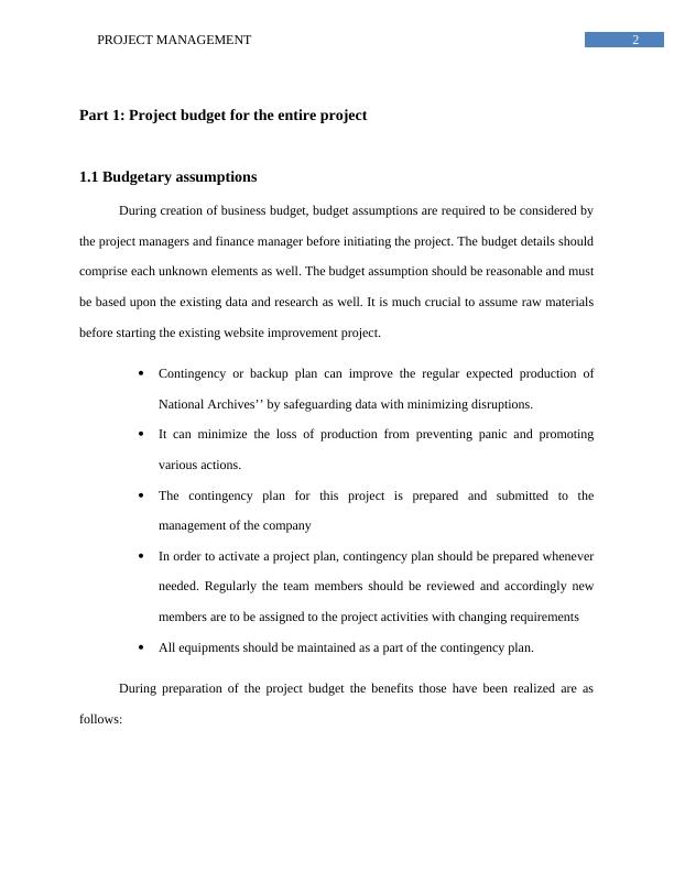 Project Management: Australia National Archives’_3