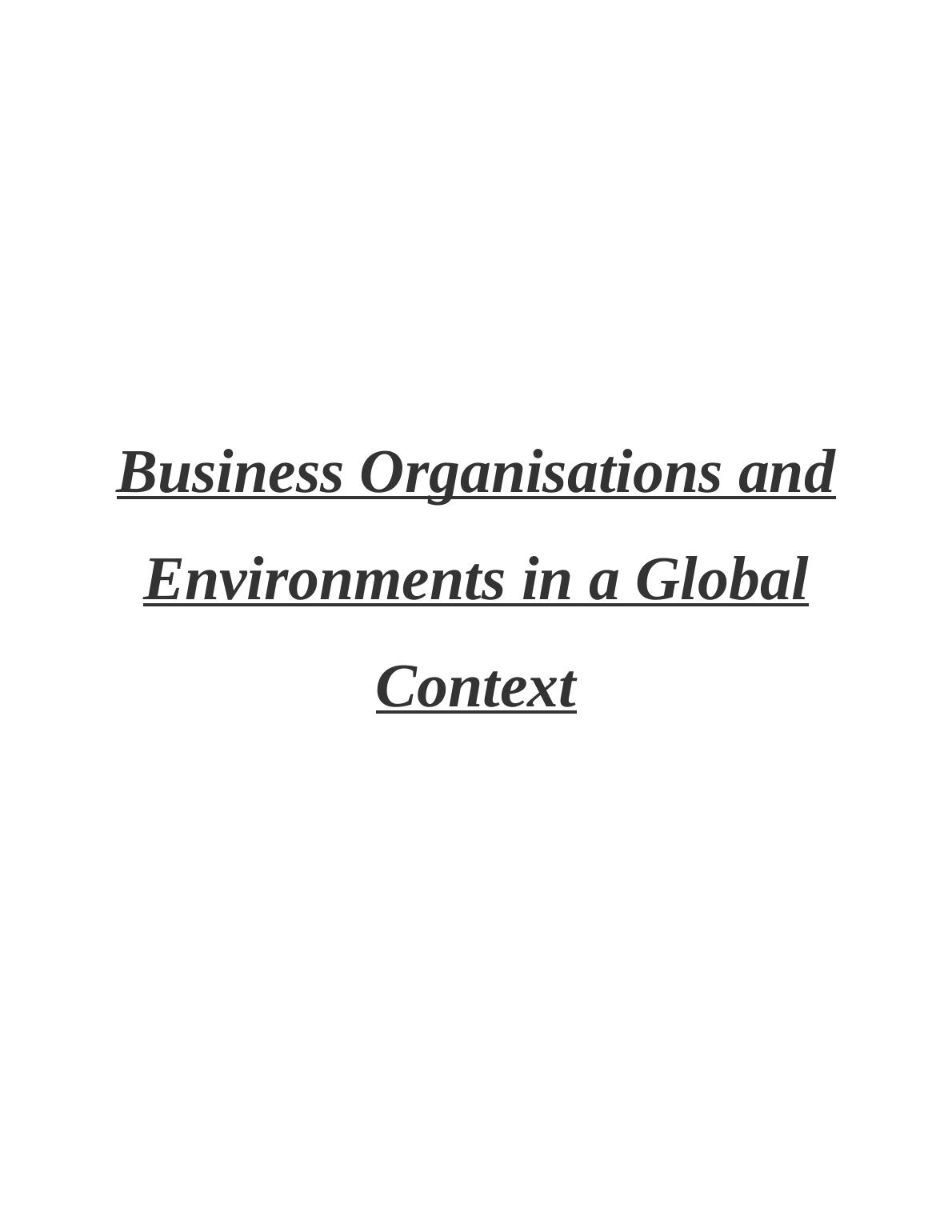 Business Organisations and Environments in a Global Context PDF_1