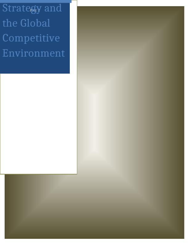 Strategy and the Global Competitive Environment_1