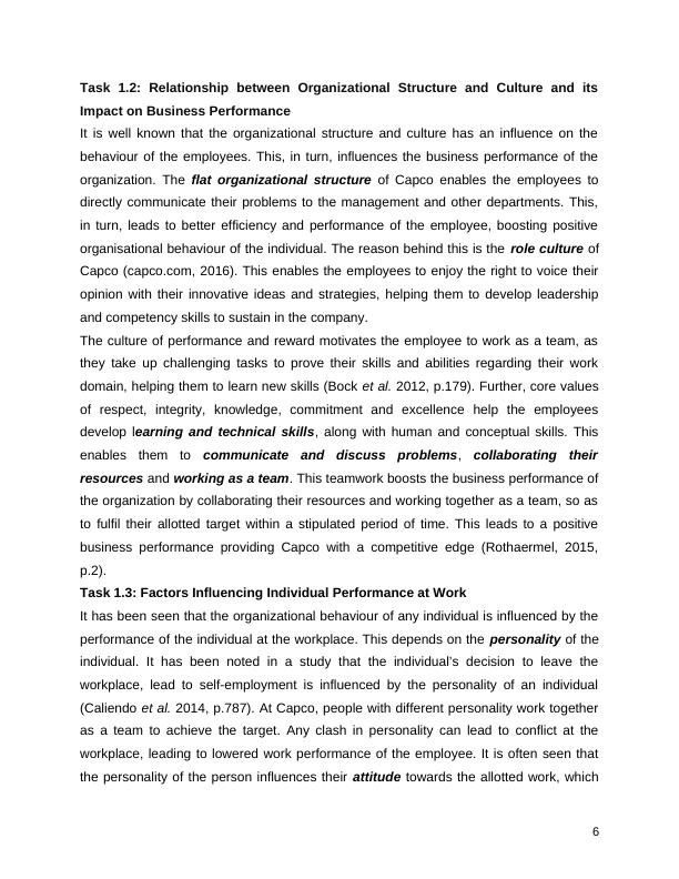 Report on Organisational Behaviour of a Company_6