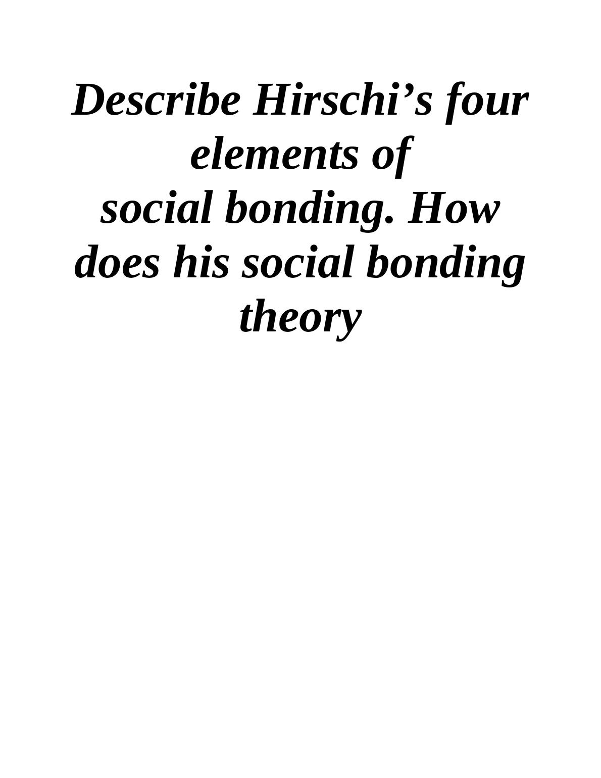 Assignment Social Bonding Theory_1