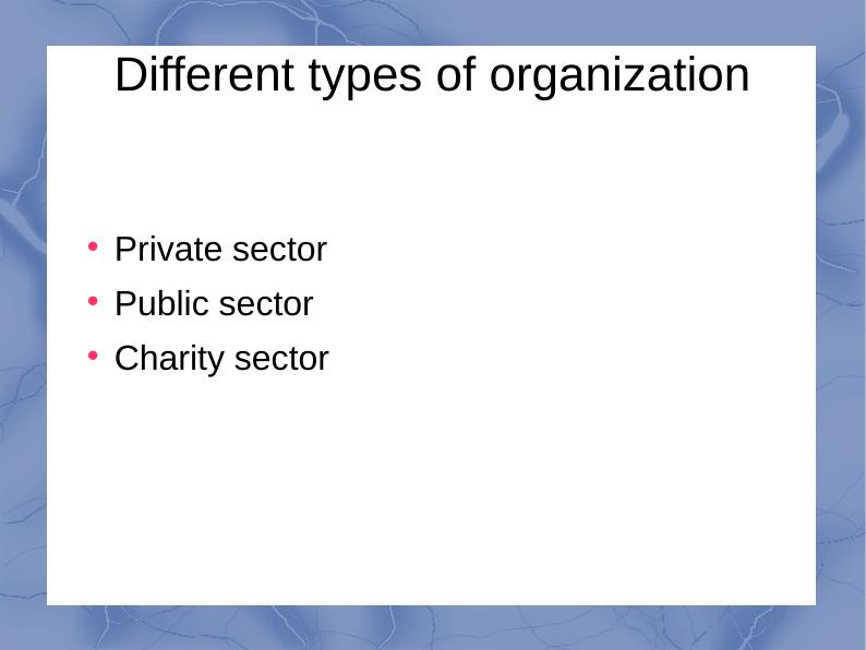 Different Types of Organizations_2