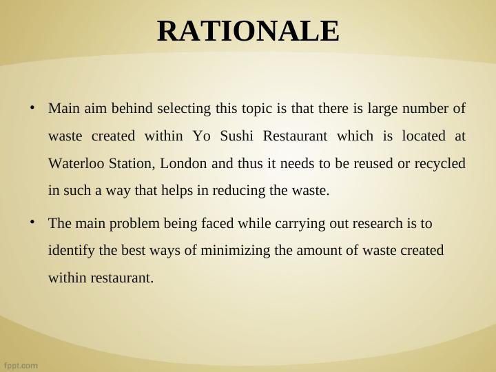 Impact of Food Supply in Yo Sushi Japanese Restaurant_3