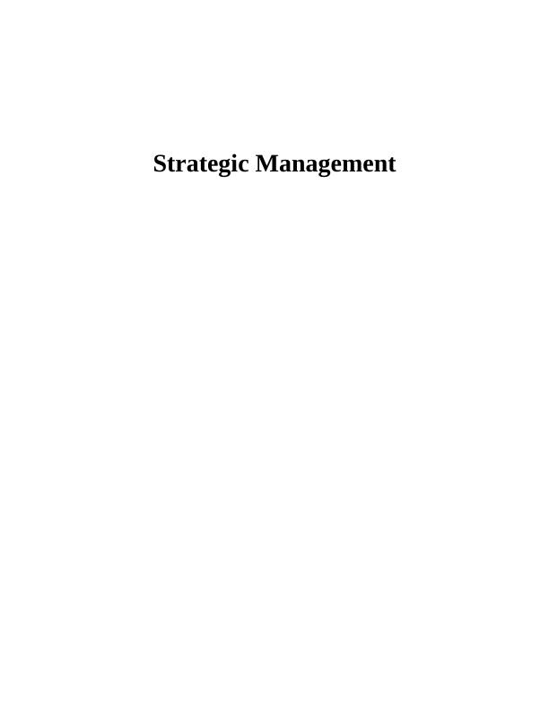 Strategic Management: Approaches and Models Adopted by Aldi_1