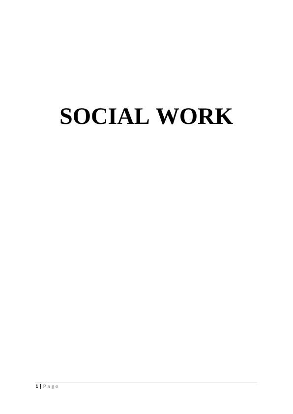 Social Work: Protecting and Promoting the Well-being of Children_1
