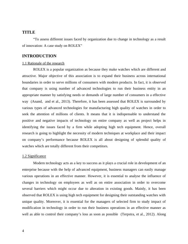 Issues Faced by Organization Due to Change in Technology Essay_4