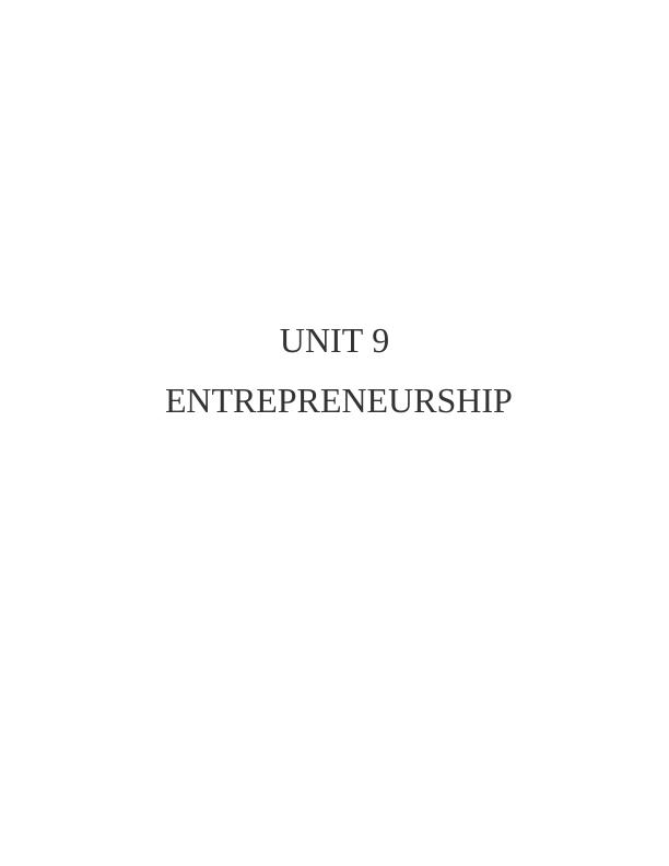 Report on Entrepreneurship Growth in Corporate World_1