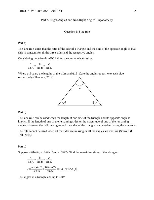 Trigonometry Assignment_2