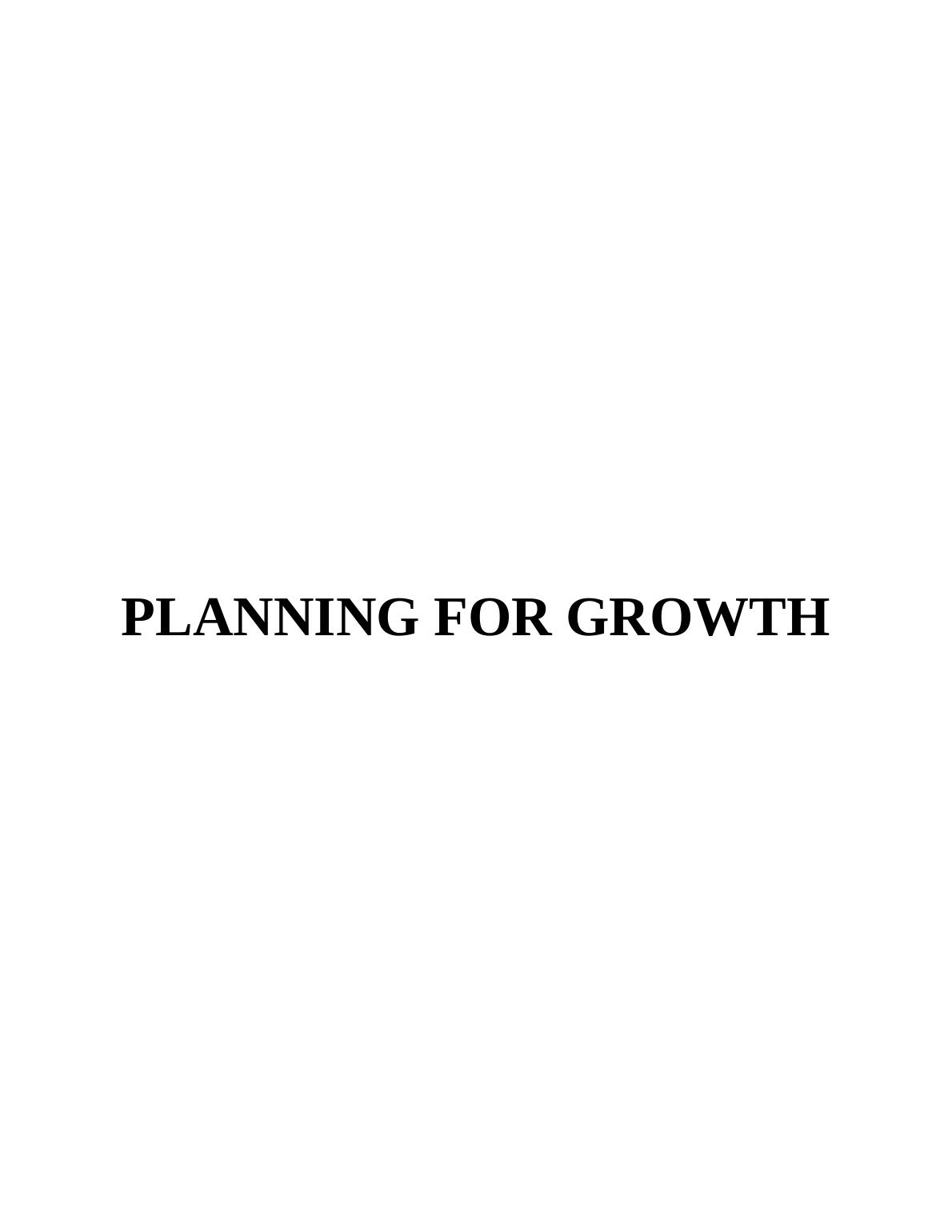 Planning For Growth Opportunities Evaluate_1