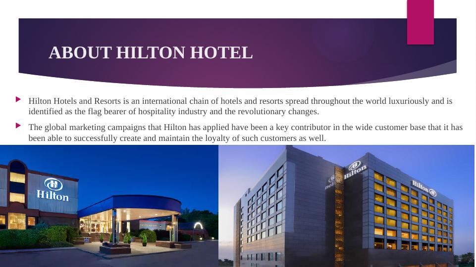 Communication Management in Hospitality, Events and Tourism - Hilton Hotels_4