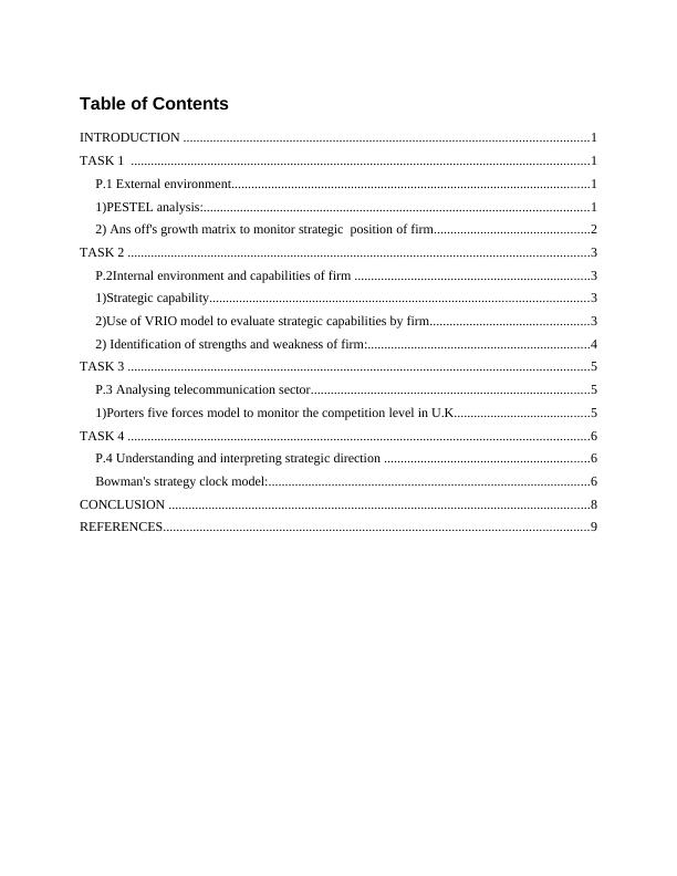 Strategic Position Analysis and Evaluation of Firm Strengths and Weaknesses_2