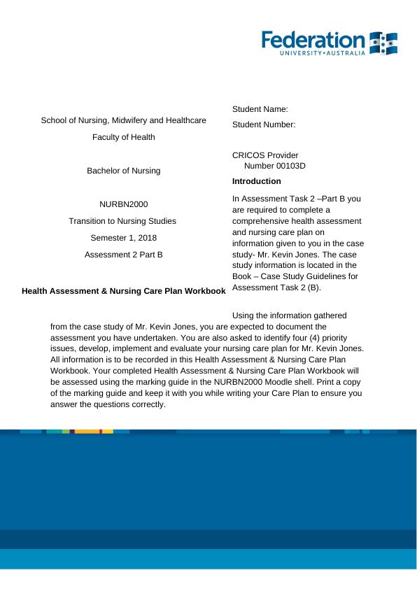 NURBN2000: Transition Into Nursing Studies_1