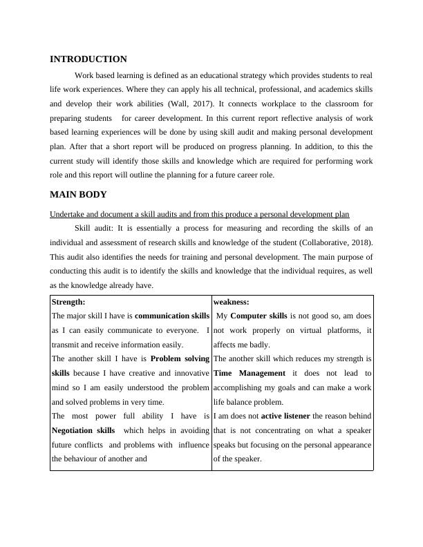Work Based Learning: Skill Audit and Personal Development Plan_3