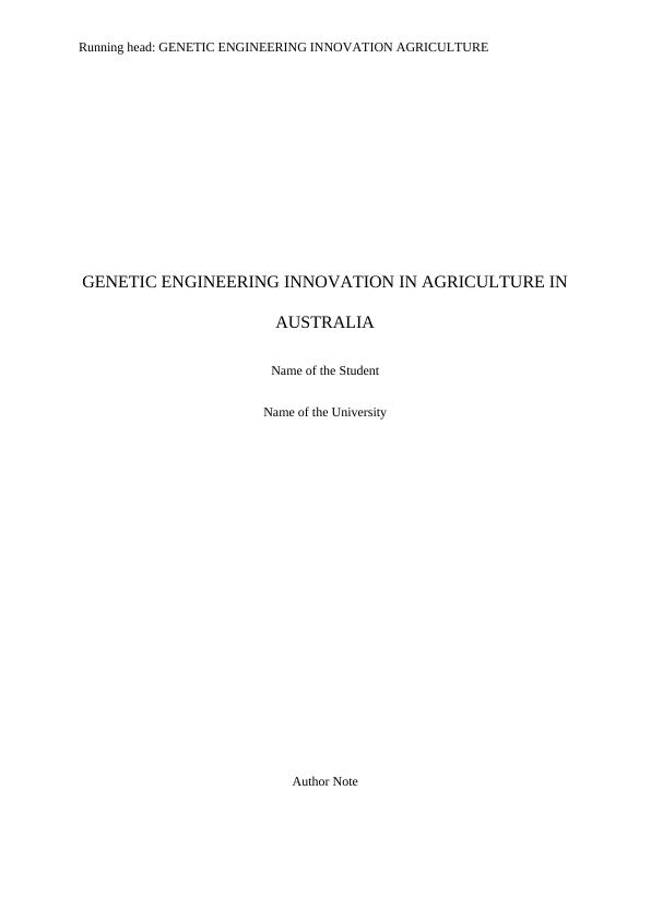 GENETIC ENGINEERING INNOVATION AGRICULTURE._1