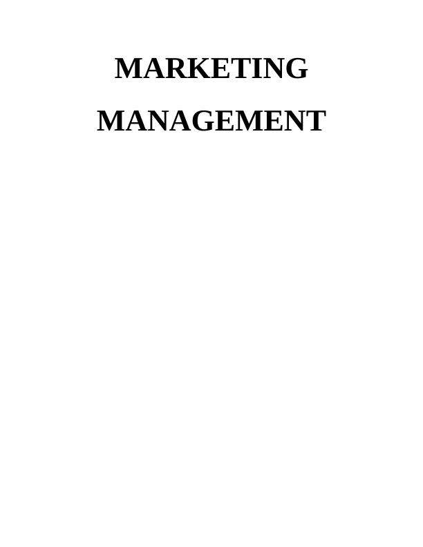 Marketing Management of Morrison_1